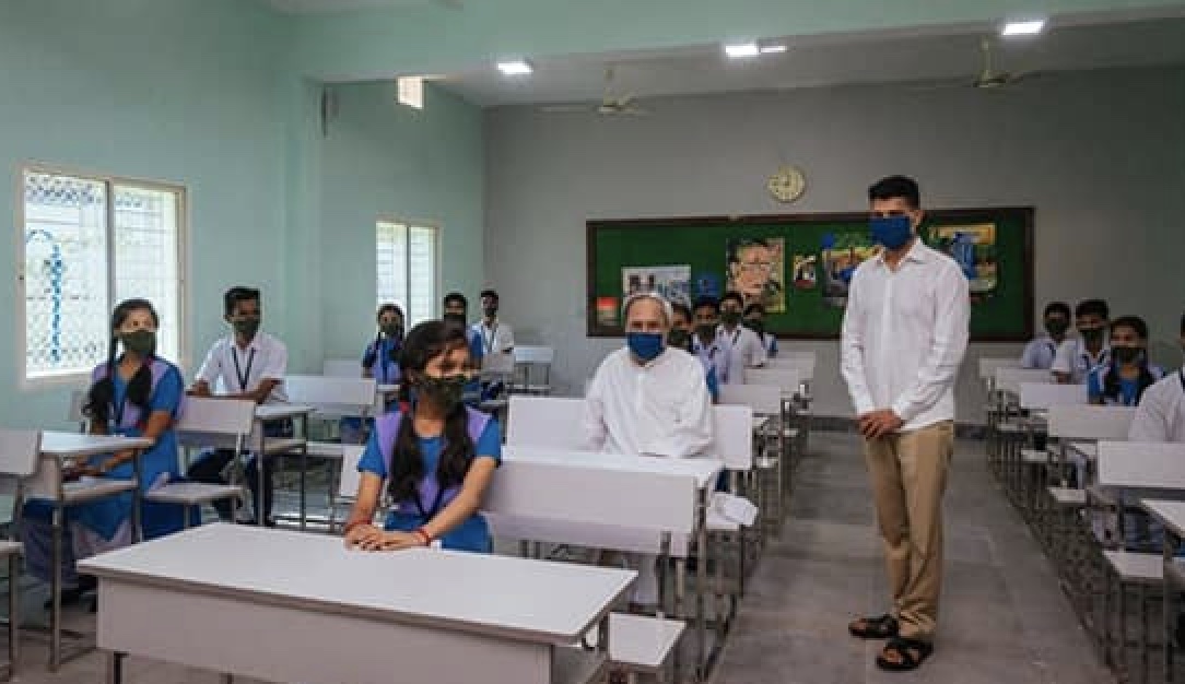Naveen Patnaik Classroom Visit Hinjili